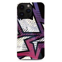 Kajsa Apple iPhone 14 Pro Kılıf HD Desenli Kajsa Shield Plus Grafiti Serisi Kapak