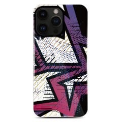 Kajsa Apple iPhone 14 Pro Kılıf HD Desenli Kajsa Shield Plus Grafiti Serisi Kapak
