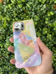 15 Pro Max Gülücük Desen Slikon Kılıf