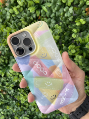 15 Pro Max Gülücük Desen Slikon Kılıf