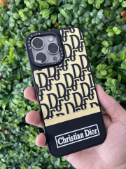 iPhone 15 Pro Max Sarı Renk Kabartmalı Kılıf