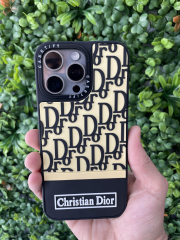 iPhone 15 Pro Max Sarı Renk Kabartmalı Kılıf