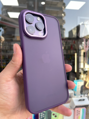 iPhone 14 Pro Max Uyumlu Derin Mor Renk Kılıf
