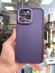 iPhone 14 Pro Max Uyumlu Derin Mor Renk Kılıf