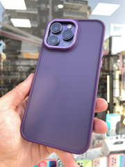 iPhone 14 Pro Max Uyumlu Derin Mor Renk Kılıf