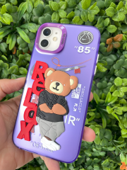 iPhone 11 Uyumlu 3D Kabartmalı Desenli Kılıf