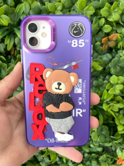 iPhone 11 Uyumlu 3D Kabartmalı Desenli Kılıf