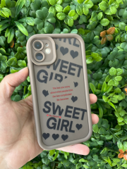 iPhone 11 Yumuşak Kamera Korumalı Kahverengi Desenli Kılıf