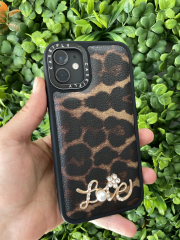 iPhone 11 Taşlı Desenli Kılıf