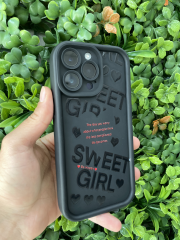 iPhone 14 Pro Max Uyumlu Yumuşak Kamera Korumalı Baskılı SİYAH Renk Desenli Kılıf