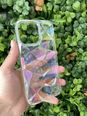 iPhone 14 Pro Max Uyumlu Parlak Şeffaf Renk Değiştiren KILIF