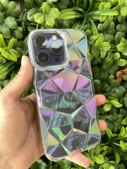 iPhone 14 Pro Max Uyumlu Parlak Şeffaf Renk Değiştiren KILIF