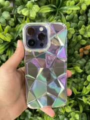 iPhone 14 Pro Max Uyumlu Parlak Şeffaf Renk Değiştiren KILIF