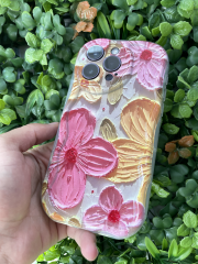 iPhone 14 Pro Max Uyumlu Yanları Şeffaf Arkası Baskılı Kılıf Üstün Korumalı