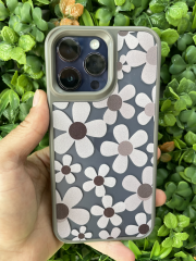 iPhone 14 Pro Max Uyumlu Papatya Desenli Kılıf
