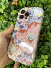 iPhone 14 Pro Max Uyumlu Yanları Şeffaf Arkası Baskılı Kılıf Üstün Korumalı