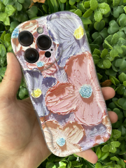 iPhone 14 Pro Max Uyumlu Yanları Şeffaf Arkası Baskılı Kılıf Üstün Korumalı
