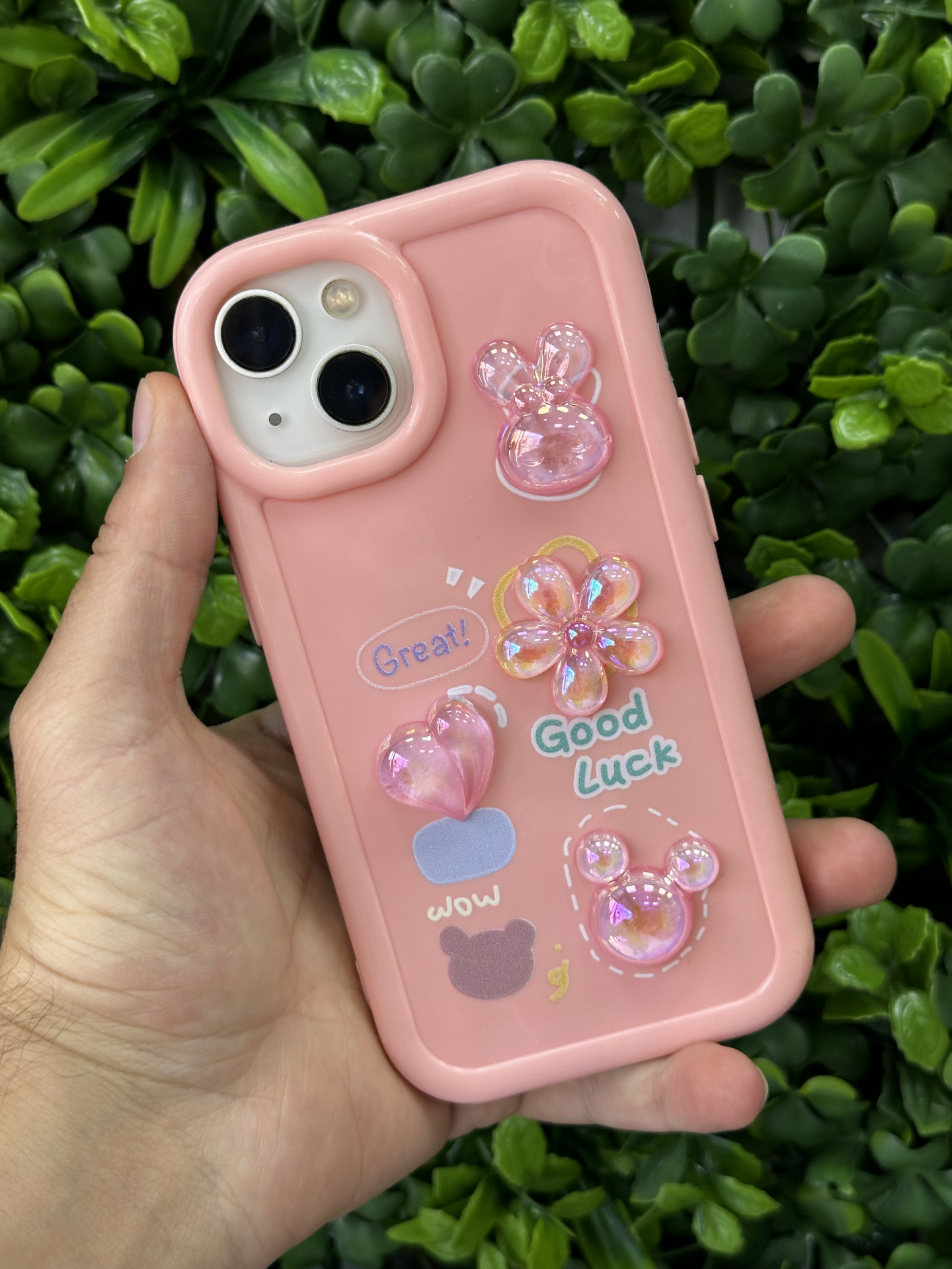 iPhone 13-14 Uyumlu Baskılı Yanları Yumuşak Arkası Baskılı