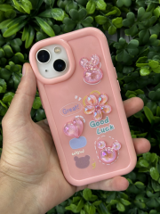iPhone 13-14 Uyumlu Baskılı Yanları Yumuşak Arkası Baskılı