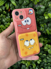 iPhone 13-14 Uyumlu Figürlü Yumuşak Şişkin Kılıf