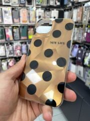 iPhone 13 - 14 Uyumlu Parlak Benekli Slikon Kılıf