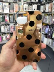 iPhone 13 - 14 Uyumlu Parlak Benekli Slikon Kılıf