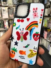 iPhone 13 - 14 Uyumlu 3D  Yumuşak Sticker Kılıf