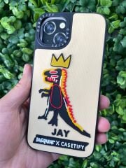 iPhone 13 - 14 Uyumlu Desenli 3D Kabartmalı Kılıf