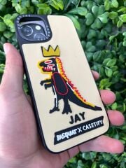 iPhone 13 - 14 Uyumlu Desenli 3D Kabartmalı Kılıf