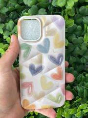 Apple iPhone 12- 12 Pro UyumluKalp Desenli Slikon Kılıf