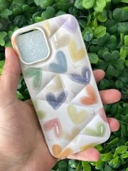 Apple iPhone 12- 12 Pro UyumluKalp Desenli Slikon Kılıf