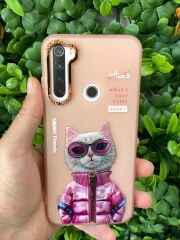 Redmi Note 8 Uyumlu Kedi Baskılı Korumalı KILIF