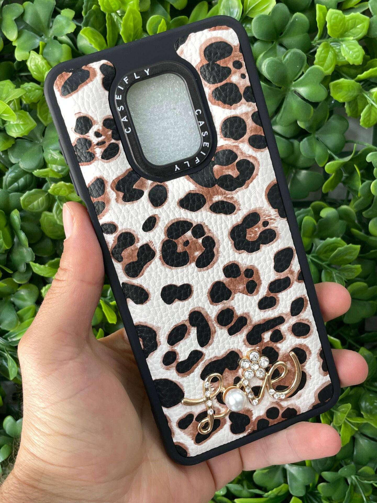 Redmi Note 9 Pro Uyumlu Arkası Taşlı Love Yazılı Kılıf