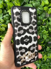 Redmi Note 9 Pro Uyumlu Love yazıları Taşlı Kılıf