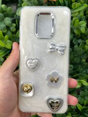 Redmi Note 9 Pro Uyumlu Şeffaf Figür yapışmalı Kılıf