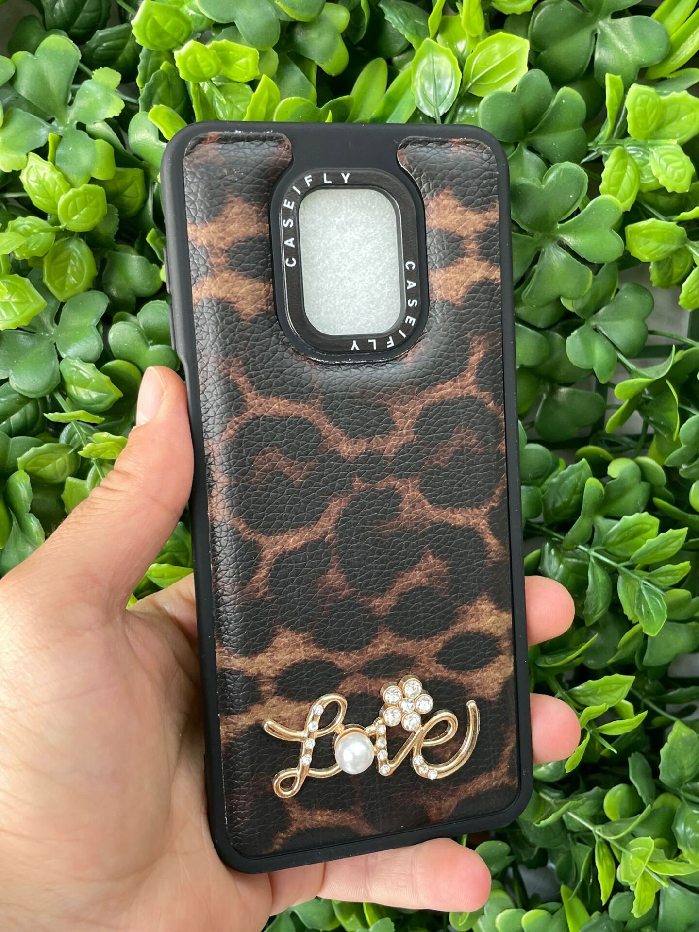Redmi Note 9 Pro Uyumlu Love Taşlı Kılıf