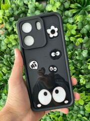 Redmi 13 C Uyumlu Siyah Renk Baskılı Kılıf