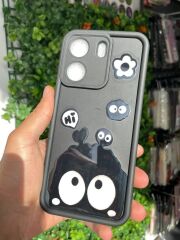 Redmi 13 C Uyumlu Siyah Renk Baskılı Kılıf