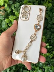 Redmi Note 11 - Note 11 S Uyumlu Beyaz Renk Parlak Tutamaçlı Kılıf