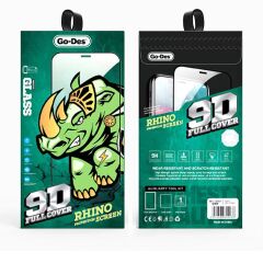 Apple iPhone 14 Pro  - Go Des 9D Full Cover Temperli Cam Ekran Koruyucu