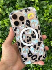iPhone 16 Pro Max Uyumlu Renkli Yanları Slikon Üst seviye Koruma İçe Zore Papat Kılıf