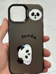 iPhone 15 Uyumlu Ayıcık 3D Baskılı Yanları Slikon Kılıf