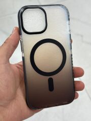 iPhone 15 Uyumlu Buzlu Mat Sararmaz Slikon Kılıf Magsafe Uyumlu
