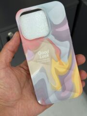 Apple iPhone 15 Pro Uyumlu boya Desenli Slikon Kılıf
