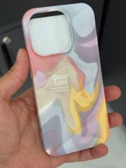Apple iPhone 15 Pro Uyumlu boya Desenli Slikon Kılıf