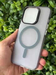 Apple iPhone 15 Pro Uyumlu Gri Mat Koruma Üst Seviye Kılıf