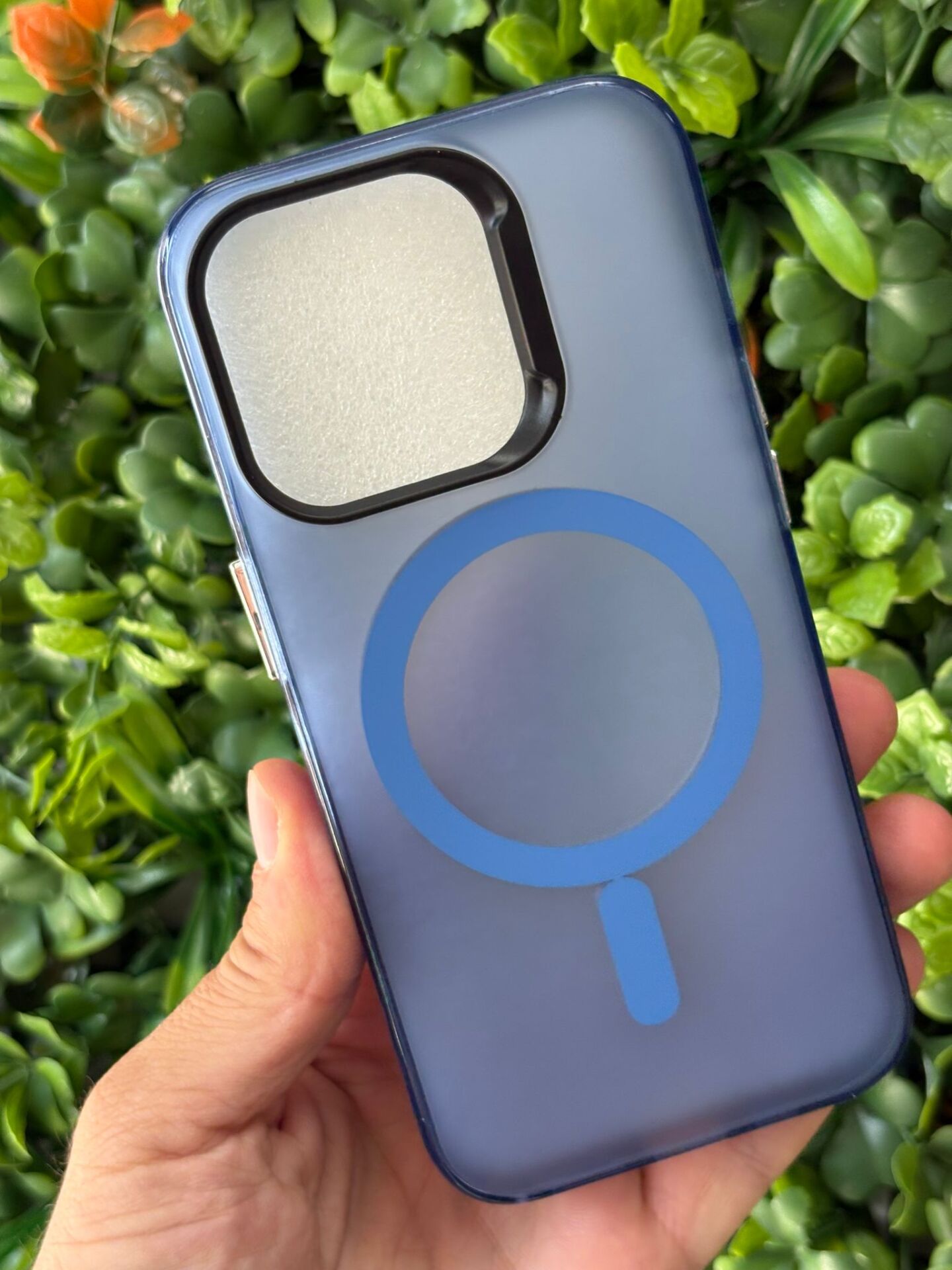 Apple iPhone 15 Pro Uyumlu Mavi Mat Üst Seviye Koruma Kılıf