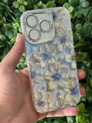 Apple iPhone 15 Pro Uyumlu Desenli Kamera Korumalı Slikon Kılıf