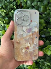 Apple iPhone 15 Pro Uyumlu Desenli Kamera Korumalı Slikon Kılıf