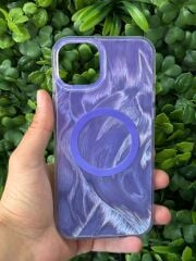 iPhone 14 Plus/ 15 Plus Uyumlu  Palet Boya Desenli Zore Kılıf